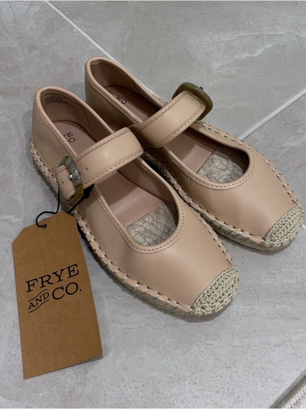 FRYE and CO. Jatani Mary Jane Espadrille Sz 7